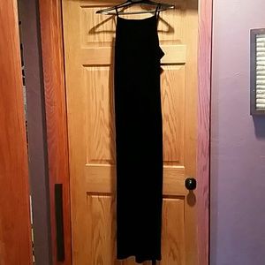 Floor length sheath gown